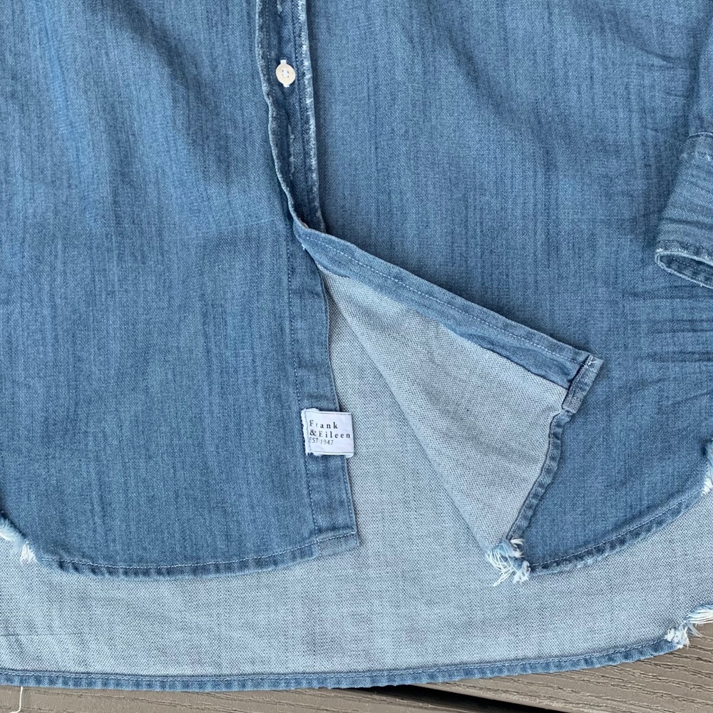 Frank & Eileen Eileen Relaxed Denim Button-Up Shirt - Picture 4 of 12